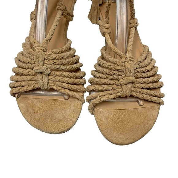 Joie Falk Tan Suede Strappy Gladiator‎ Sandals - Picture 6 of 11